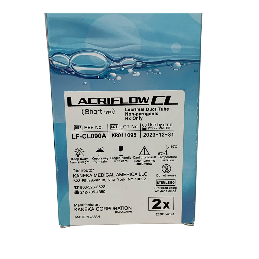 KANEKA REF LF-CL090A Lacriflow CL Lacrimal Duct Tube Short Type (2 Sets/Box), Exp.2023/12