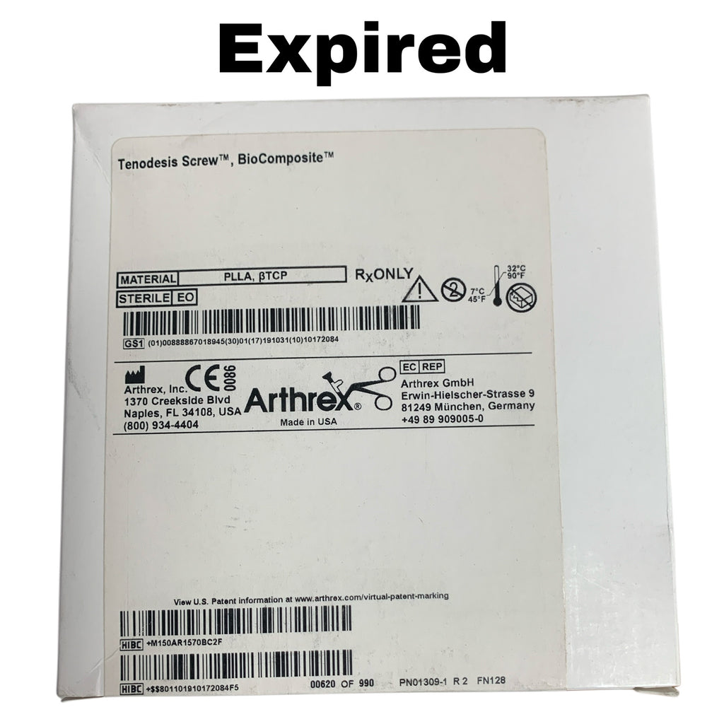 ARTHREX AR-1570BC Tenodesis Screw BioComposite 7 x 23 mm EXP 2019 10