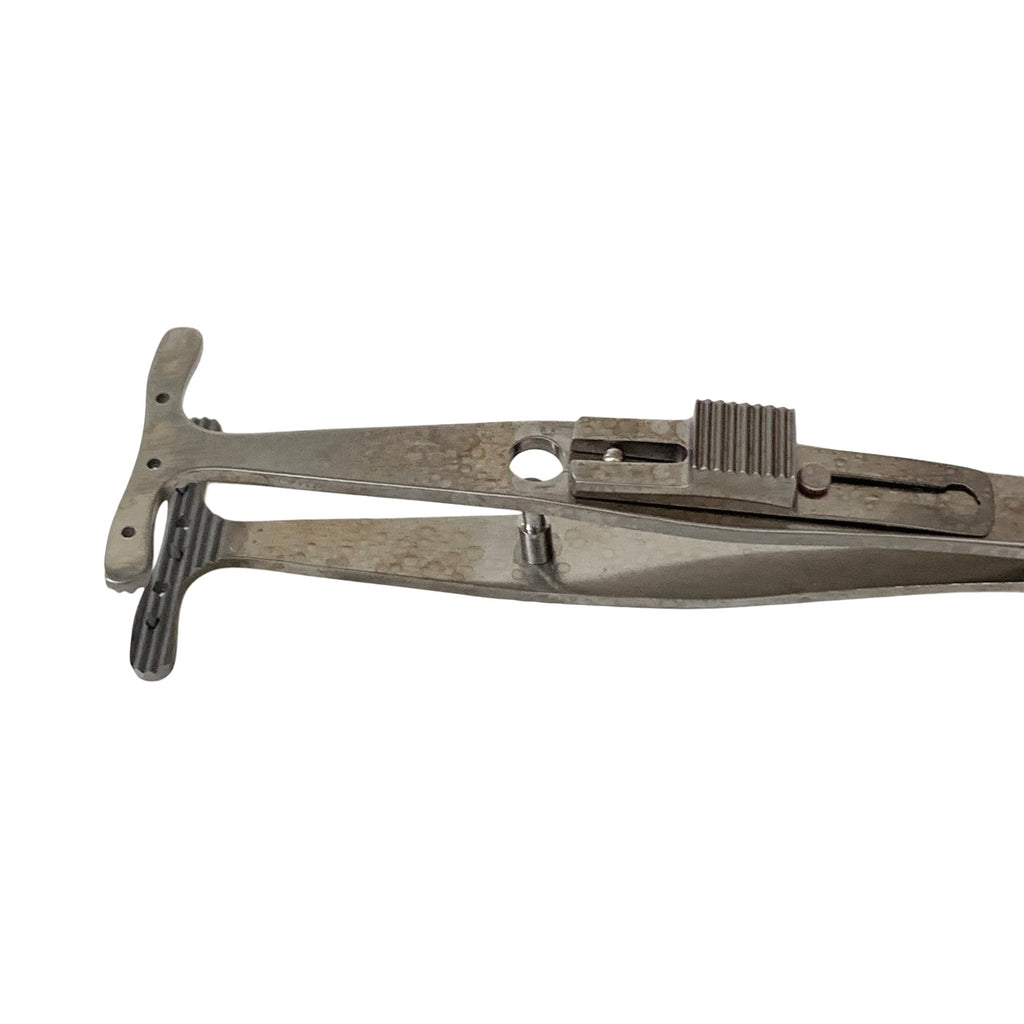 AMBLER REF 7202E Mueller/Putterman-type muscle forceps and clamp 3 3/4in concave 22.0mm jaws with 6 pins
