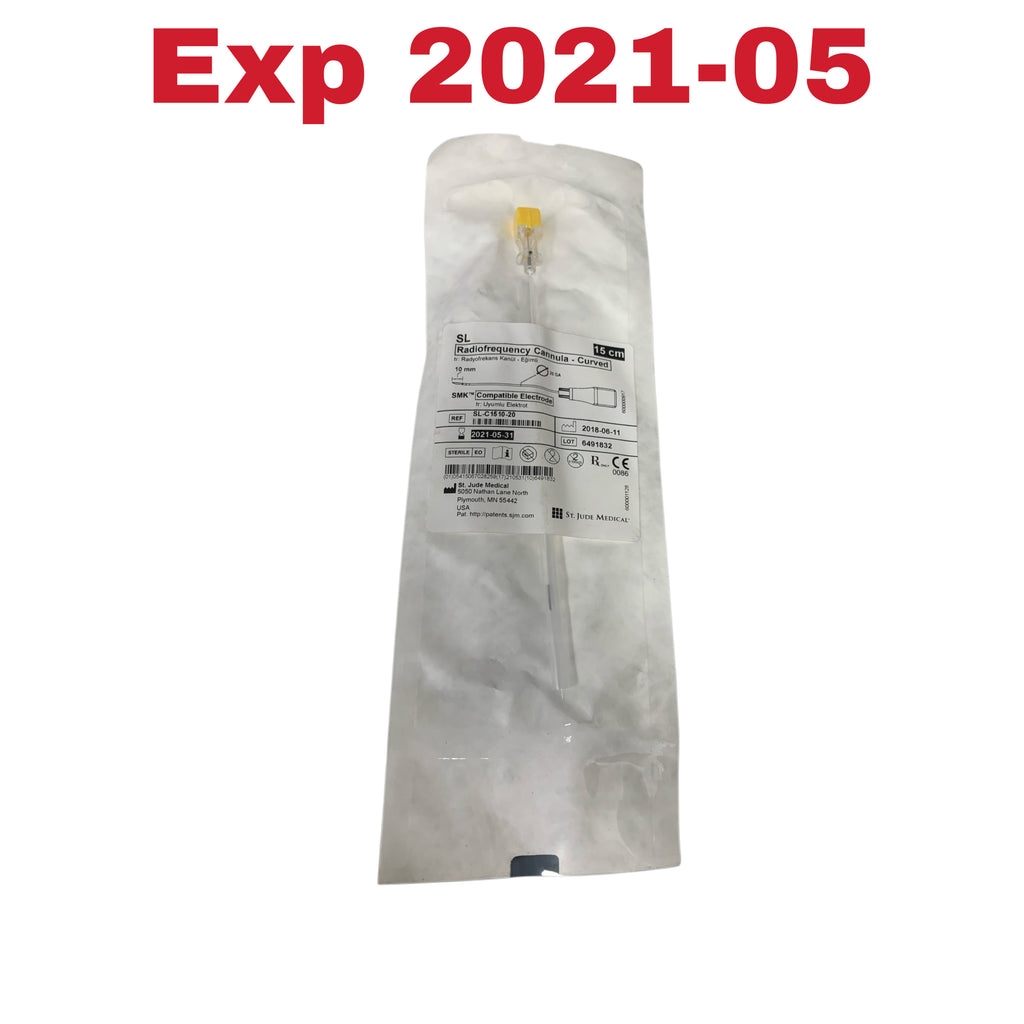 ST JUDE MEDICAL SL-C1510-20 Radiofrequency Cannula Curved 15 cm 10 mm 20 GA Exp 2021 05