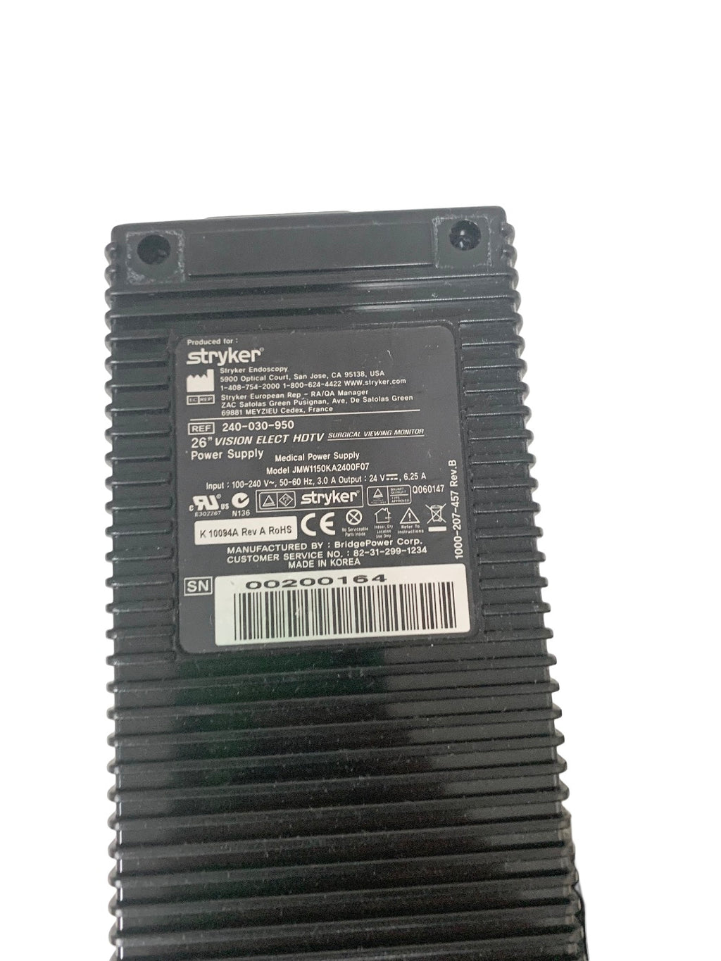 STRYKER REF 240-030-950 Power Supply/Adapter