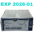 COVIDIEN REF CP-454 Surgipro Monofilament Polypropylene Suture 0 30" 75cm GS-25 Taper, Exp.2026/01