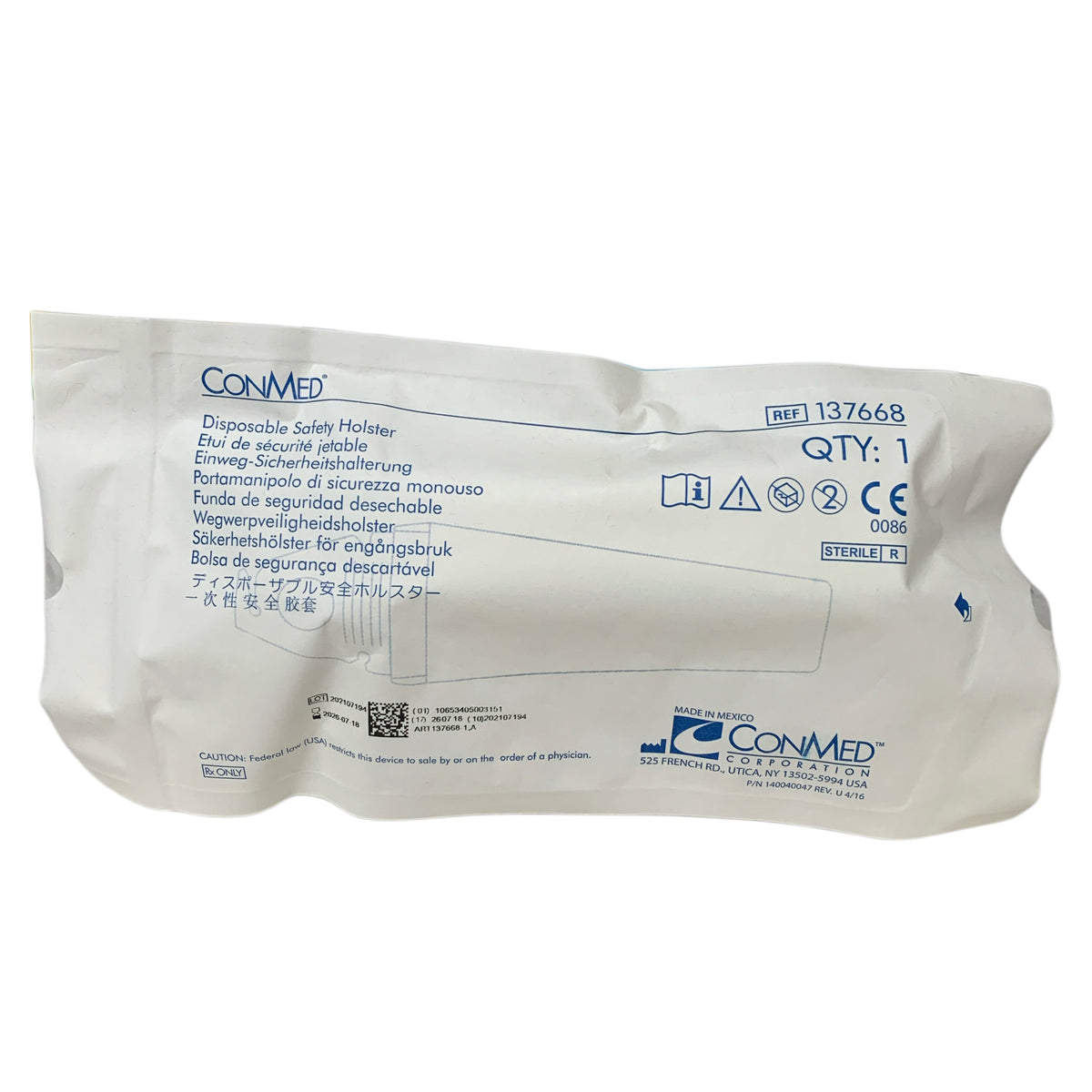CONMED 137668 Disposable Safety Holster Exp 2026 07