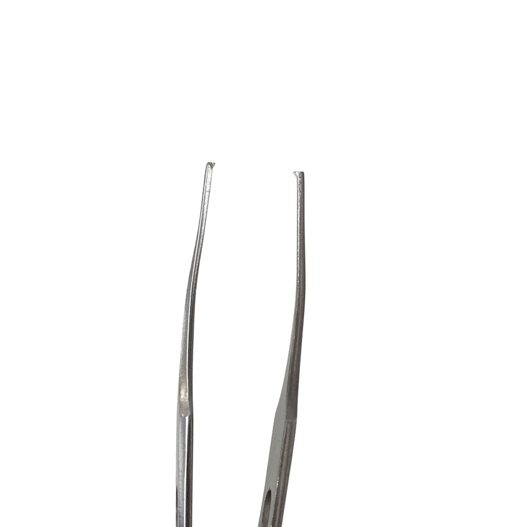 AMBLER REF EC2622 Bishop-Harmon tissue forceps 3 1/2'', straight shafts, delicate 0.3mm 1x2 teeth, economy pattern recommended for clinics/missio