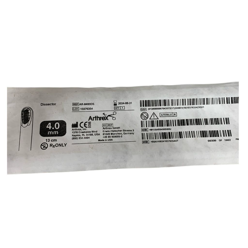 ARTHREX AR-8400DS Dissector 4.0 mm 13 cm Exp 2024 08