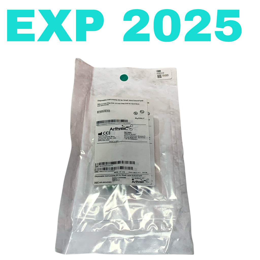 ARTHREX REF AR-8934DSC Disposable Instruments Kit for Small Joint SutureTak, Exp.2025/07