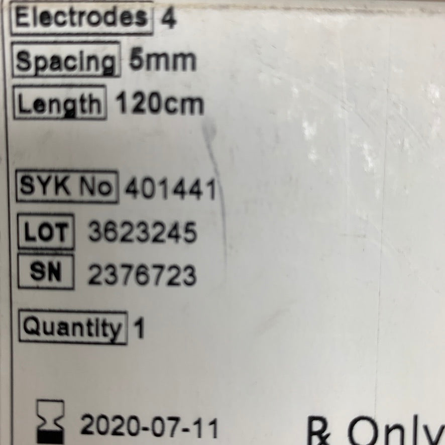 ST JUDE MEDICAL 401441 Daig Supreme Fixed Curve Diagnostic EP Catheter 5F (Reprocessed by Stryker) EXP 2020 07