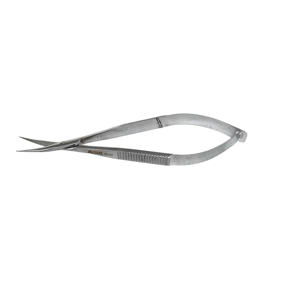 AMBLER REF 5609E Westcott stitch scissors 4 3/4'',slightly curved 21.0mm blades, sharp tips, flat handle