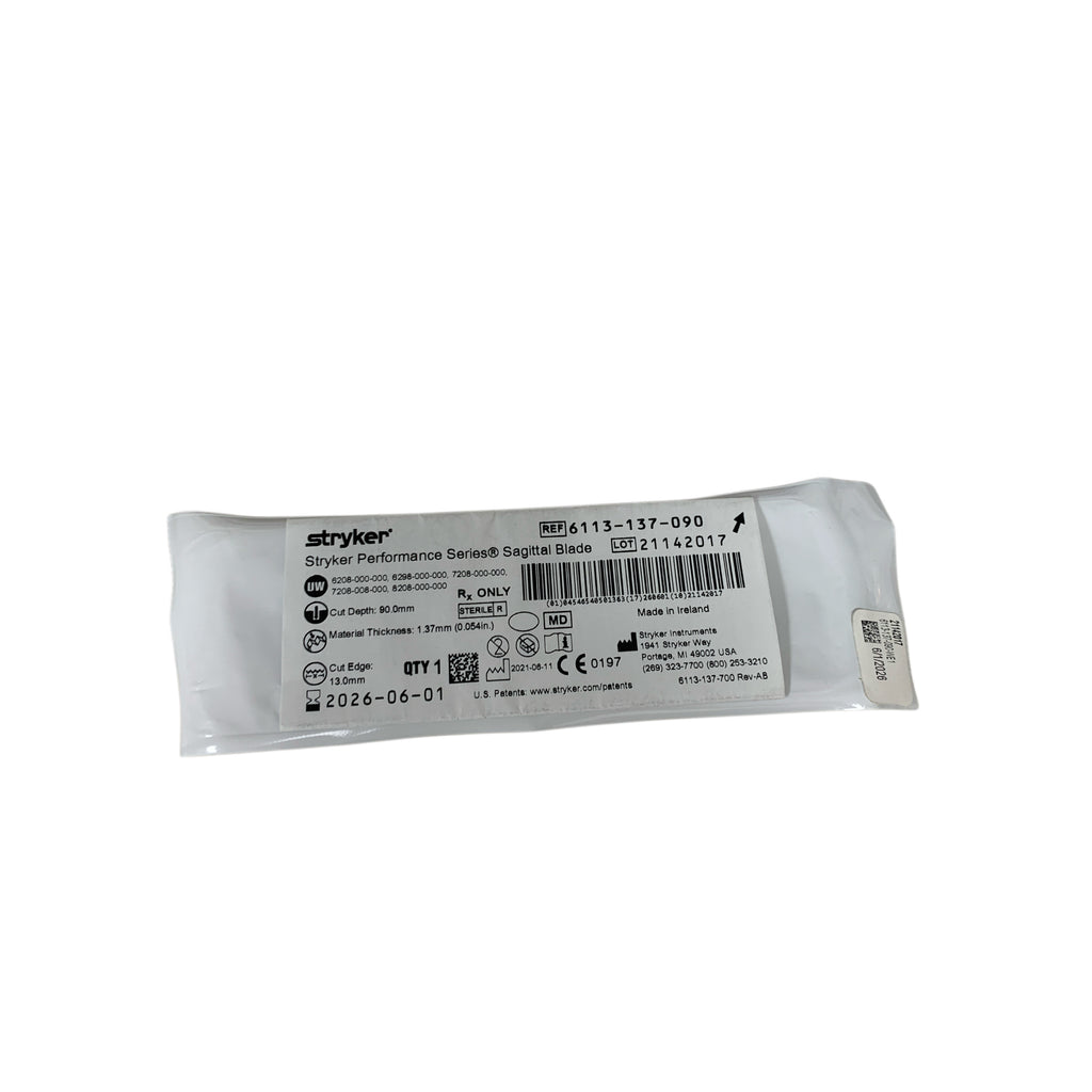 STRYKER 6113-137-090 Performance Series Sagittal Blade 13mm Exp 2026 06