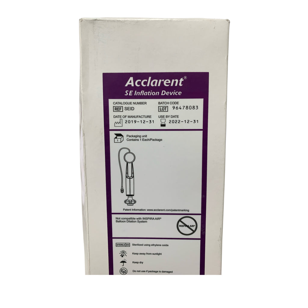 ACCLARENT SEID SE Inflation Device Exp 2022 12