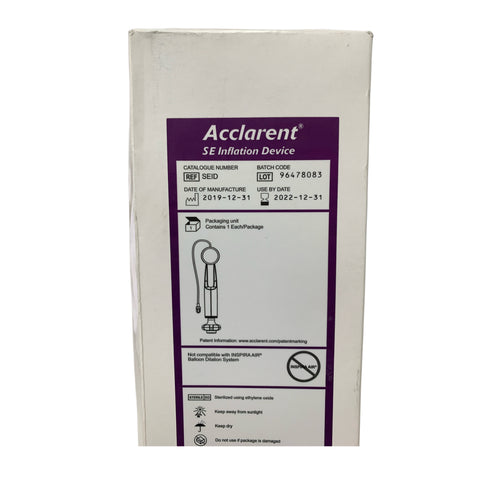 ACCLARENT SEID SE Inflation Device Exp 2022 12