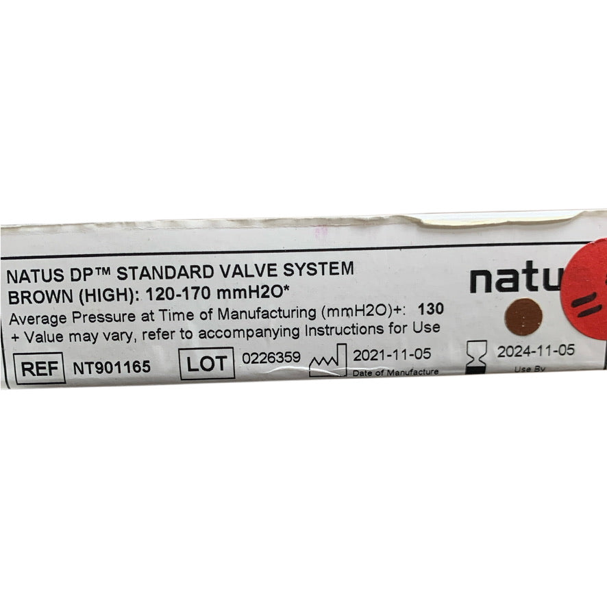 NATUS MEDICAL NT901165 DP Standard Valve System Brown High 120 170 mmH2O Exp 2024 11