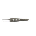 AMBLER REF EC2622 Bishop-Harmon tissue forceps 3 1/2'', straight shafts, delicate 0.3mm 1x2 teeth, economy pattern recommended for clinics/missio