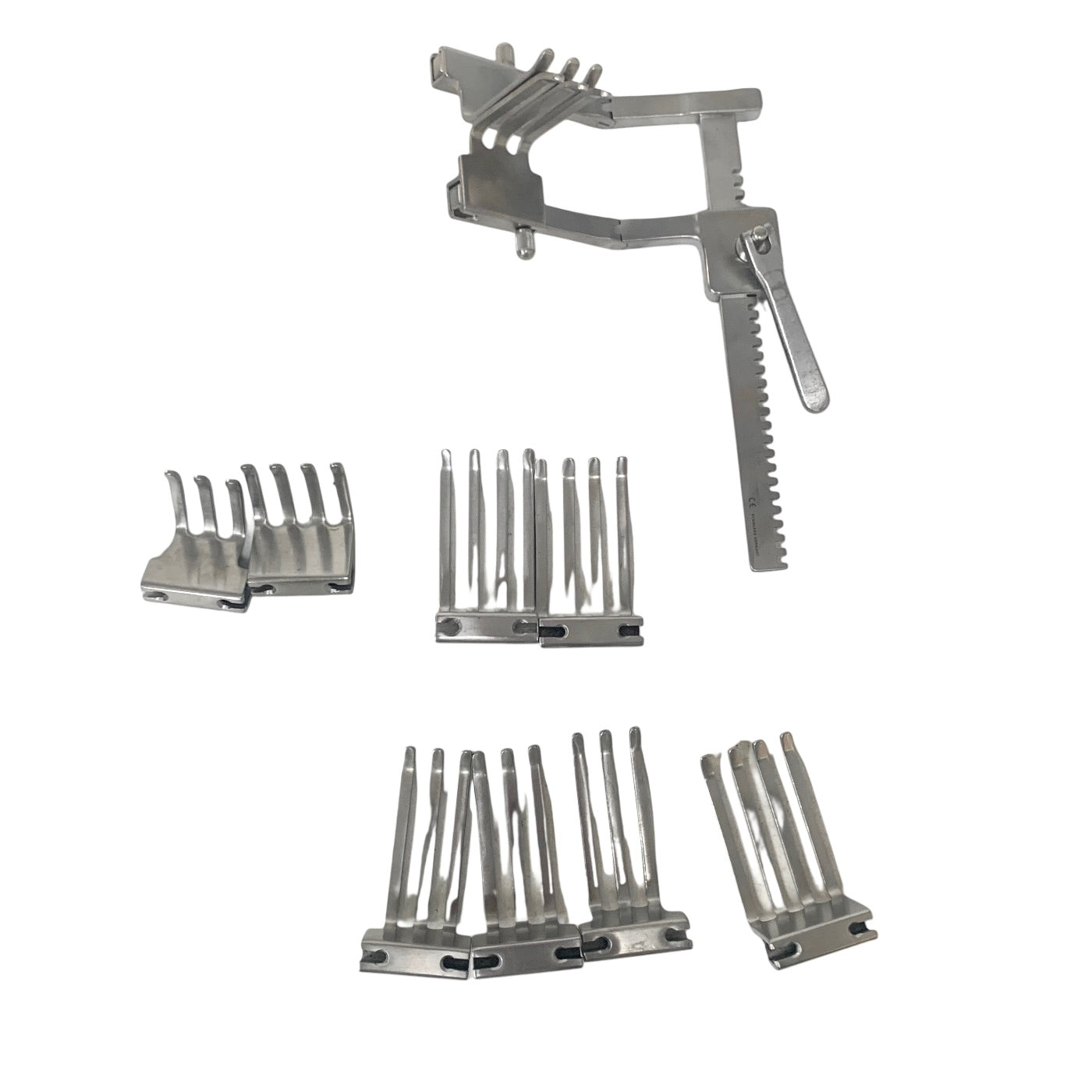 BUXTON 74-3010 French Model Laminectomy Retractor Set with 74-3007 Hinged Frame & Blades
