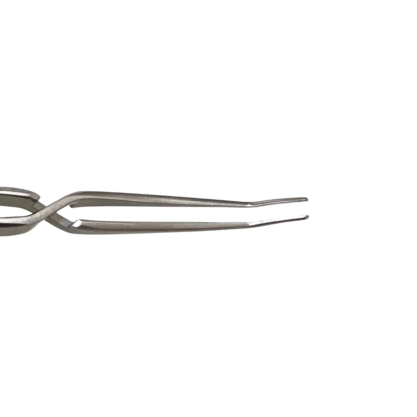AMBLER REF 2557E Scleral plug forceps 4 1/8'',vaulted shafts, 3.5mm jaw spread