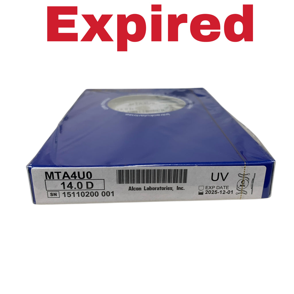 ALCON REF MTA4U0 Intraocular Lens Power 14.0 D Length 13.0mm Optic 5.5mm EXP 2025 12