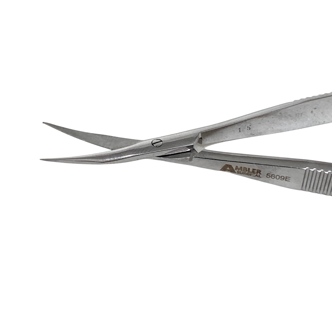 AMBLER REF 5609E Westcott stitch scissors 4 3/4'',slightly curved 21.0mm blades, sharp tips, flat handle
