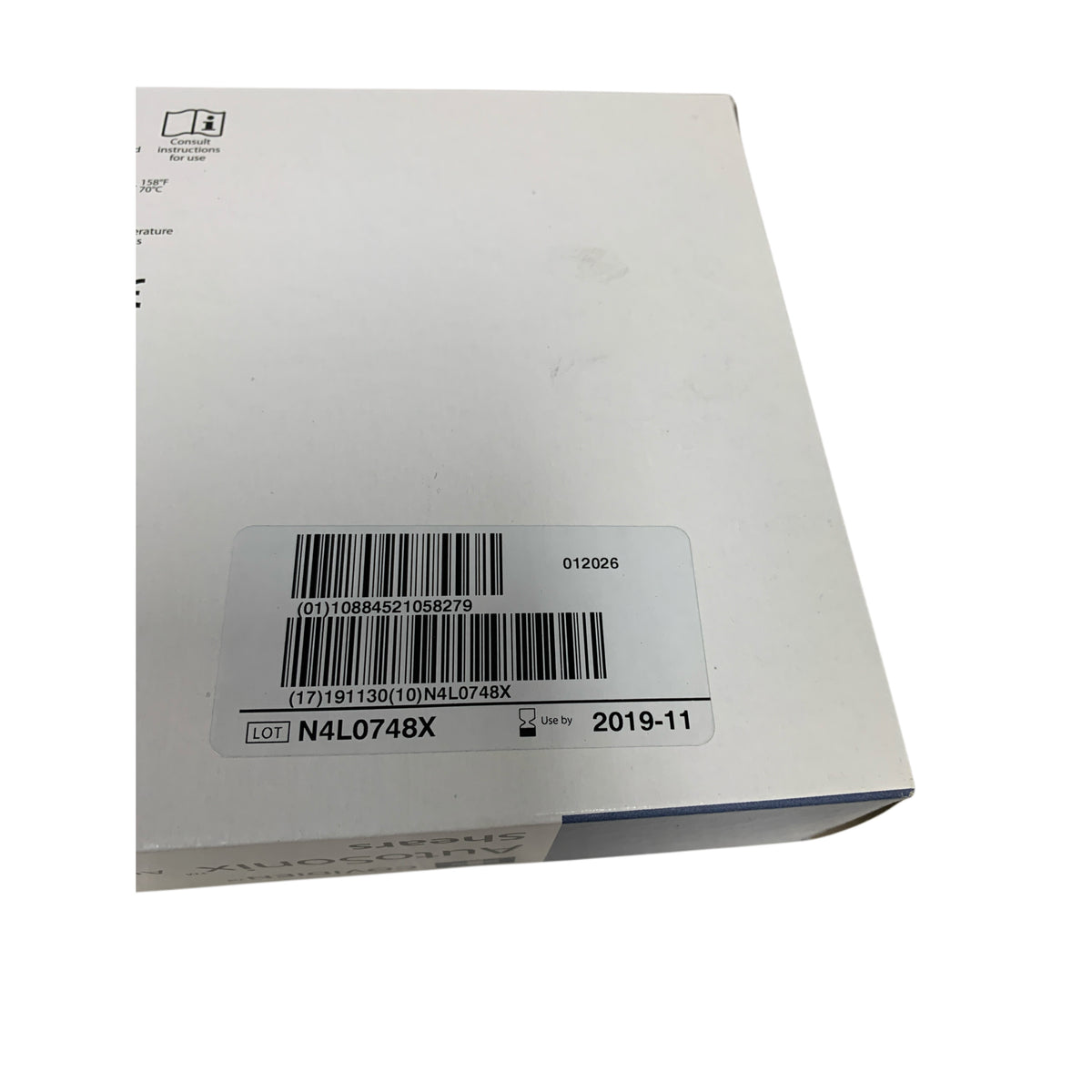 COVIDIEN 012026 AutoSonix Auto Suture Shears 5 mm Short Exp 2019 11