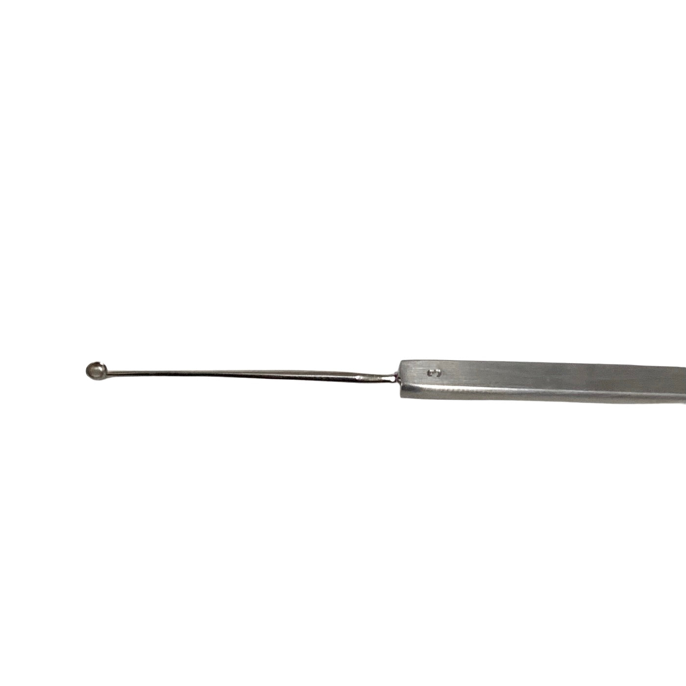 AMBLER REF 9108E Meyerhoeffer chalazion curette 4 7/8'',straight, size 3, 2.5mm cup, flat handle