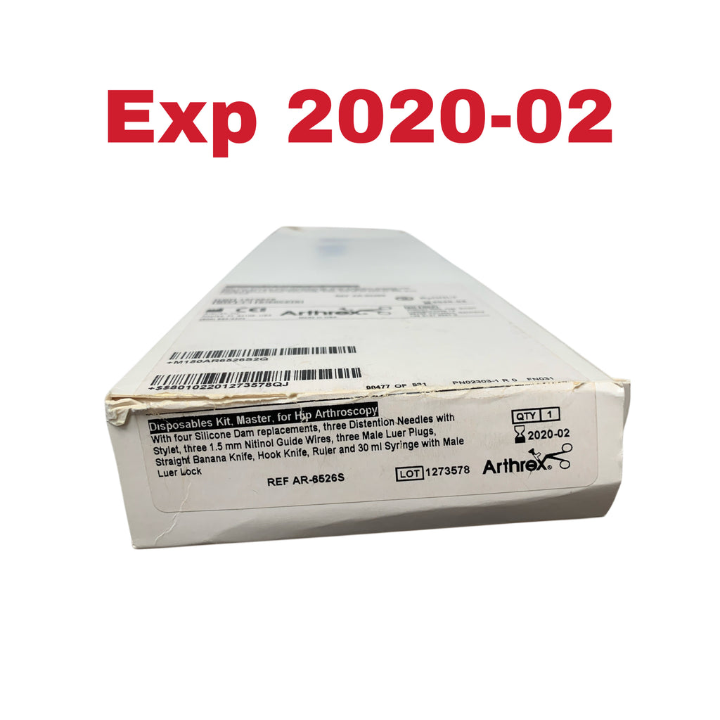 ARTHREX AR-6526S Disposables Kit Master for Hip Arthroscopy Exp 2020 02