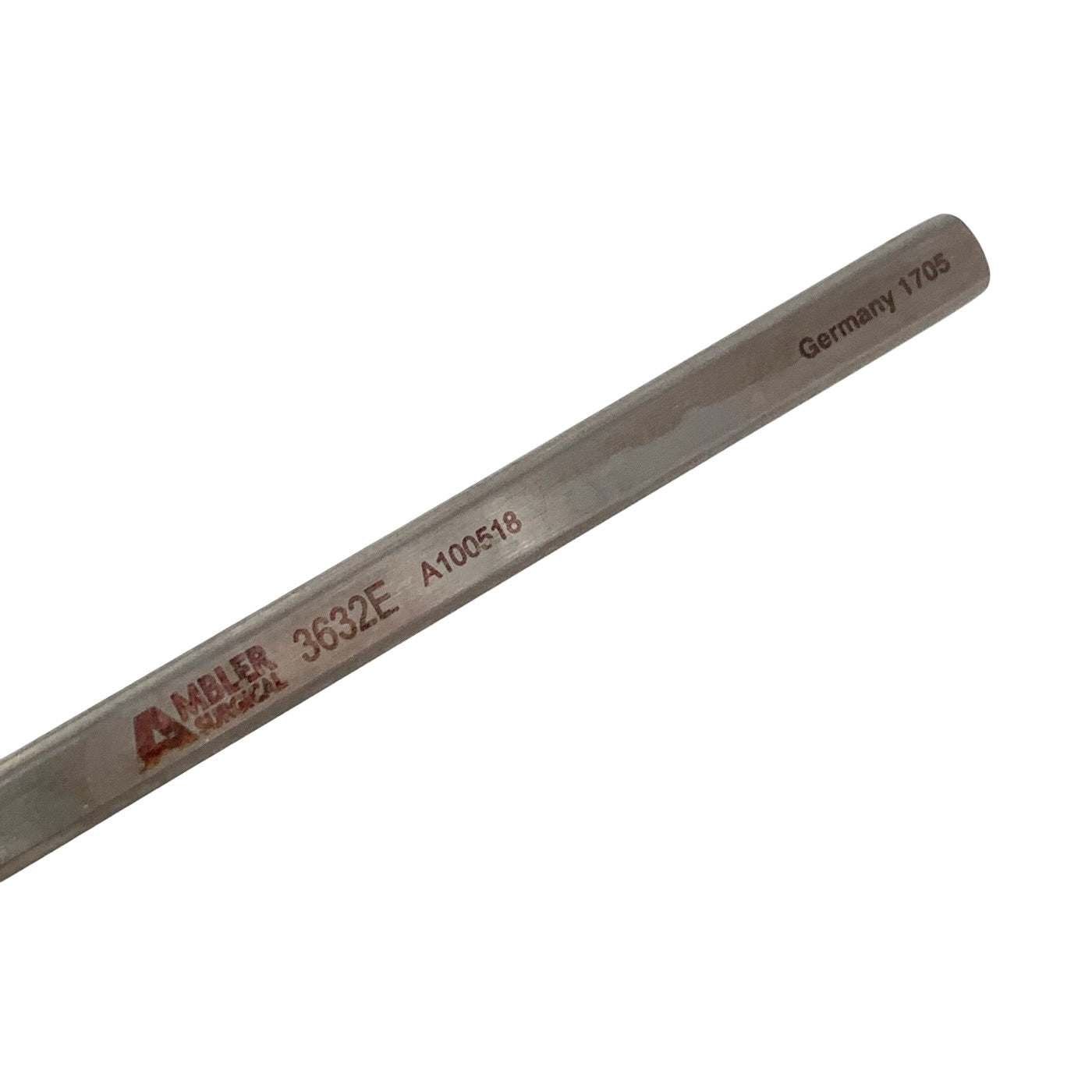 AMBLER REF 3632E Jameson muscle hook 5 3/8'',large, 8.0mm flattened end, 2.0mm bulbous tip, flat handle