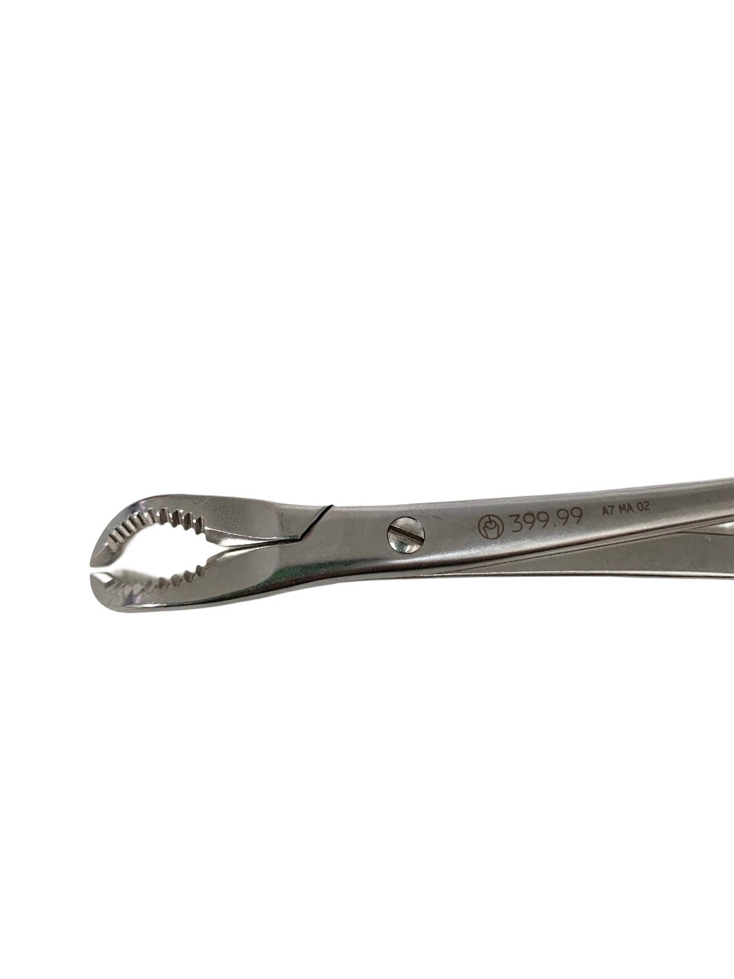 SYNTHES REF 399.99 Reduction Forceps, 144 mm Length, Ratchet, with Serrated Jaw