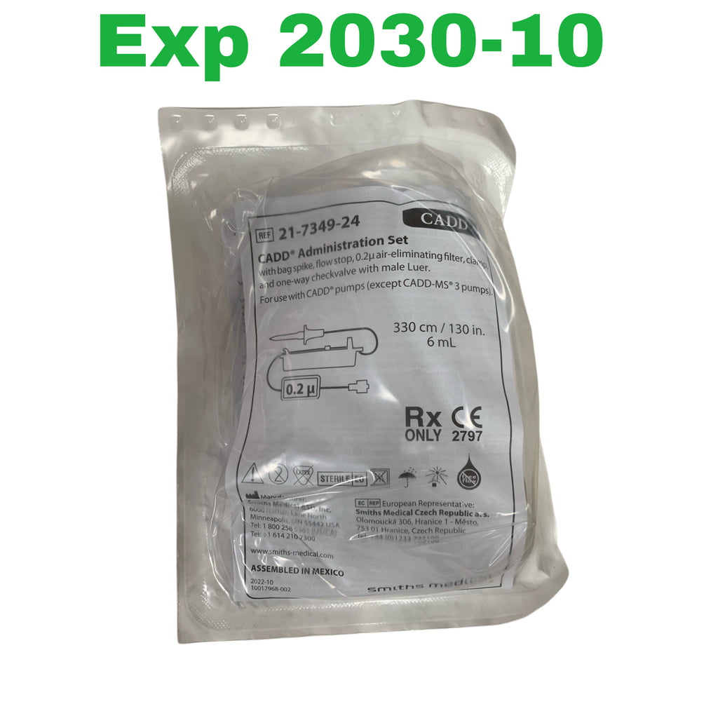 SMITHS MEDICAL 21-7349-24 CADD Administration Set 330cm 130in 6mL Exp 2030 10