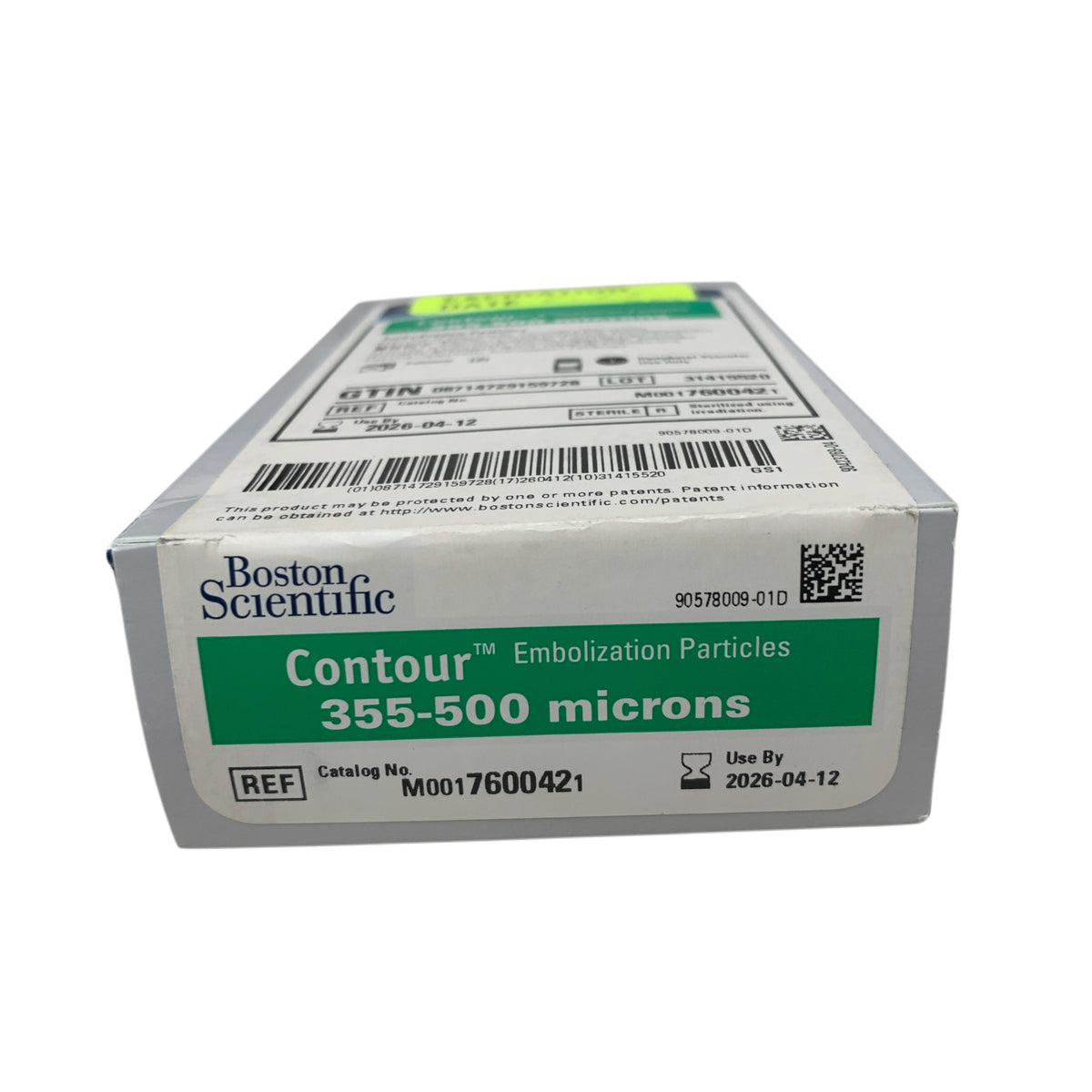 BOSTON SCIENTIFIC M0017600421 Contour Embolization Particles 355-500 microns Box of 2 Exp 2026 04
