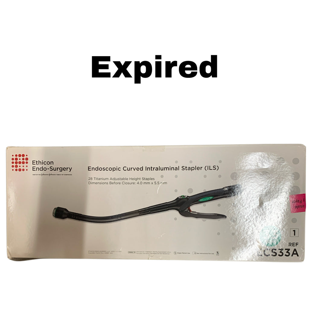 ETHICON ENDO-SURGERY ECS33A Endoscopic Curved Intraluminal Stapler ILS 33 mm EXP 2020 12