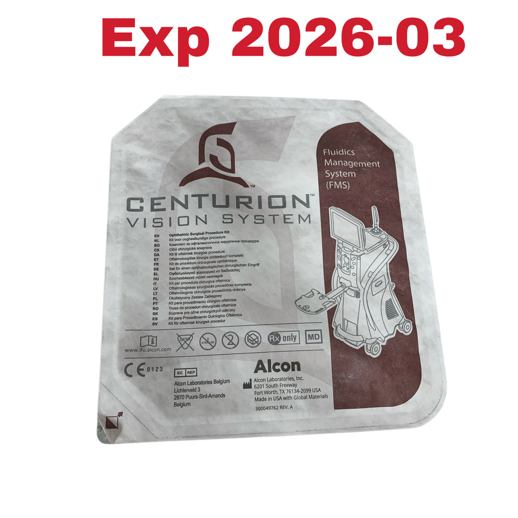 ALCON 8065000134 Centurion Vision System Active FMS with Intrepid Ultra Sleeves 0.9 mm 45 Degree ABS Intrepid Balanced Tip Exp 2026 03