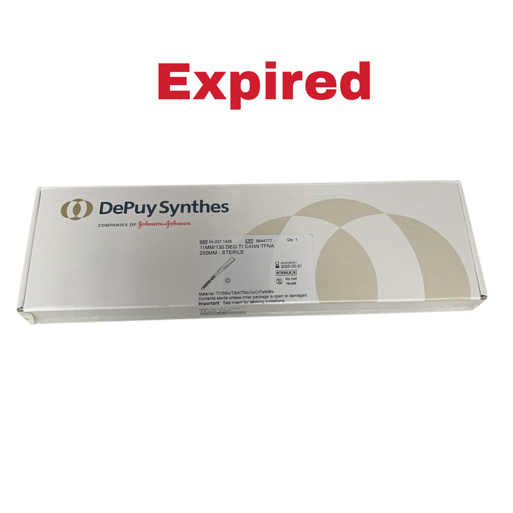DEPUY SYNTHES 04.037.143S 11MM 130 DEG TI CANN TFNA 200MM EXP 2025 05