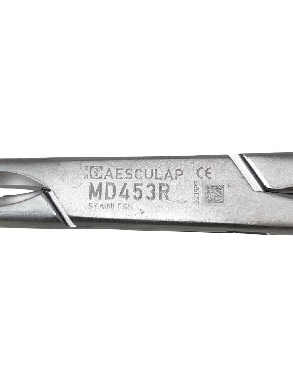 AESCULAP REF MD453R Tubing Clamp, straight, 190 mm (7 1/2"), serrated