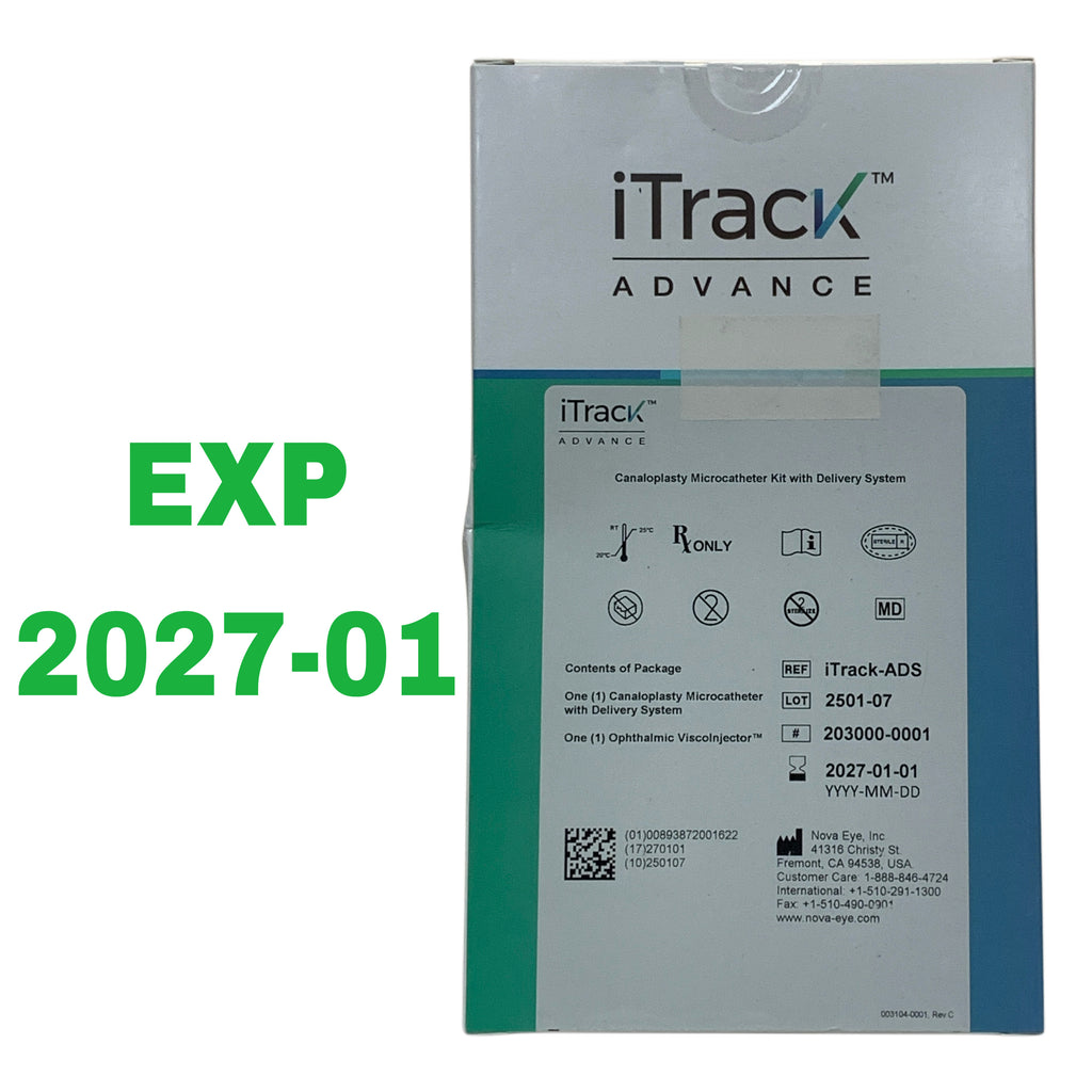 NOVA EYE REF iTrack-ADS iTrack Advance Canaloplasty Microcatheter Kit with Delivery System, Exp.2027/01
