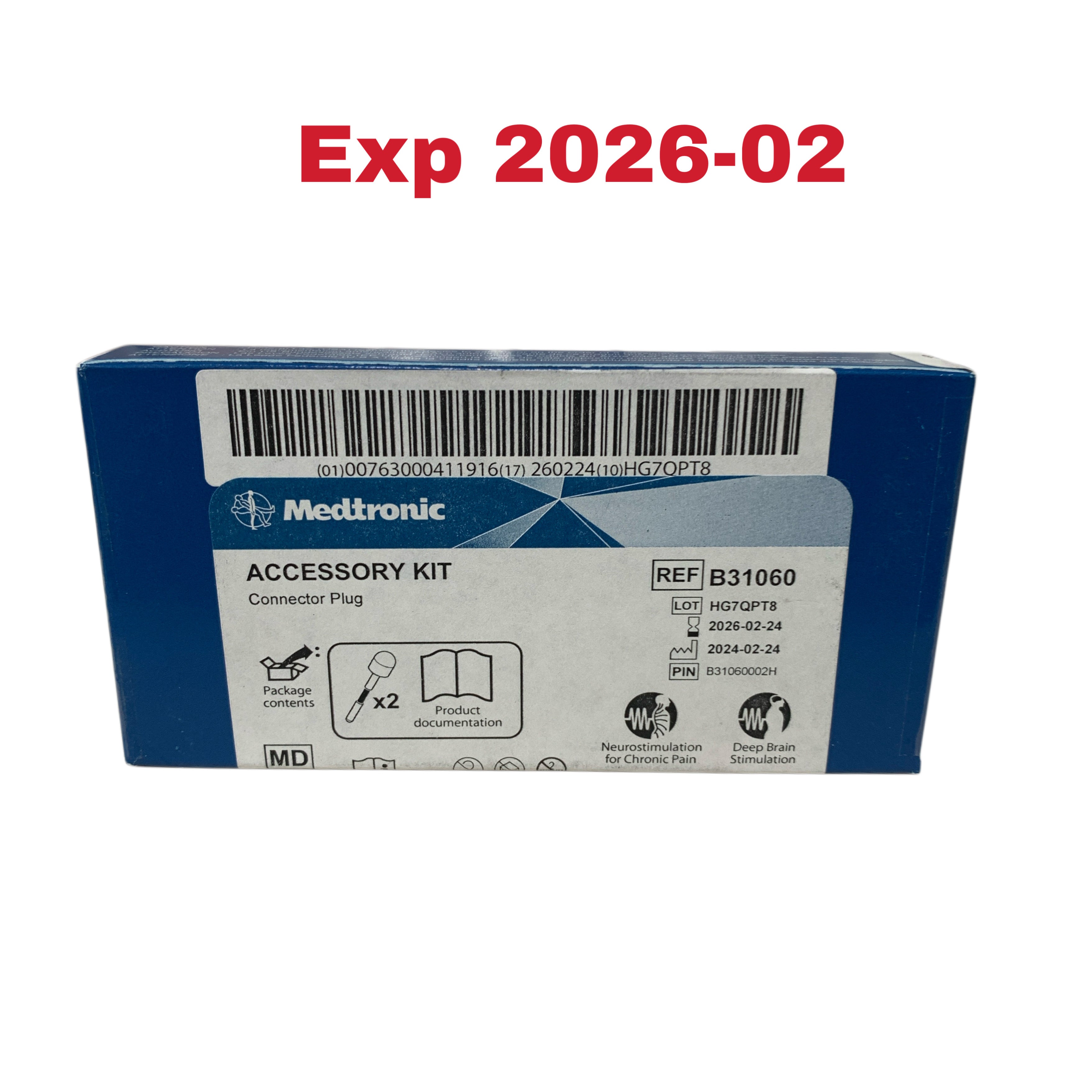 MEDTRONIC REF B31060 Accessory Kit Connector Plug, Exp.2026/02