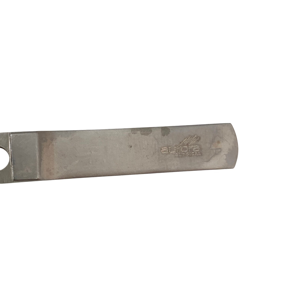 AURORA REF AS7-432S McPherson Straight Tying Forceps, 5mm Tying Platform, Long Handle, 115mm, Stainless Steel