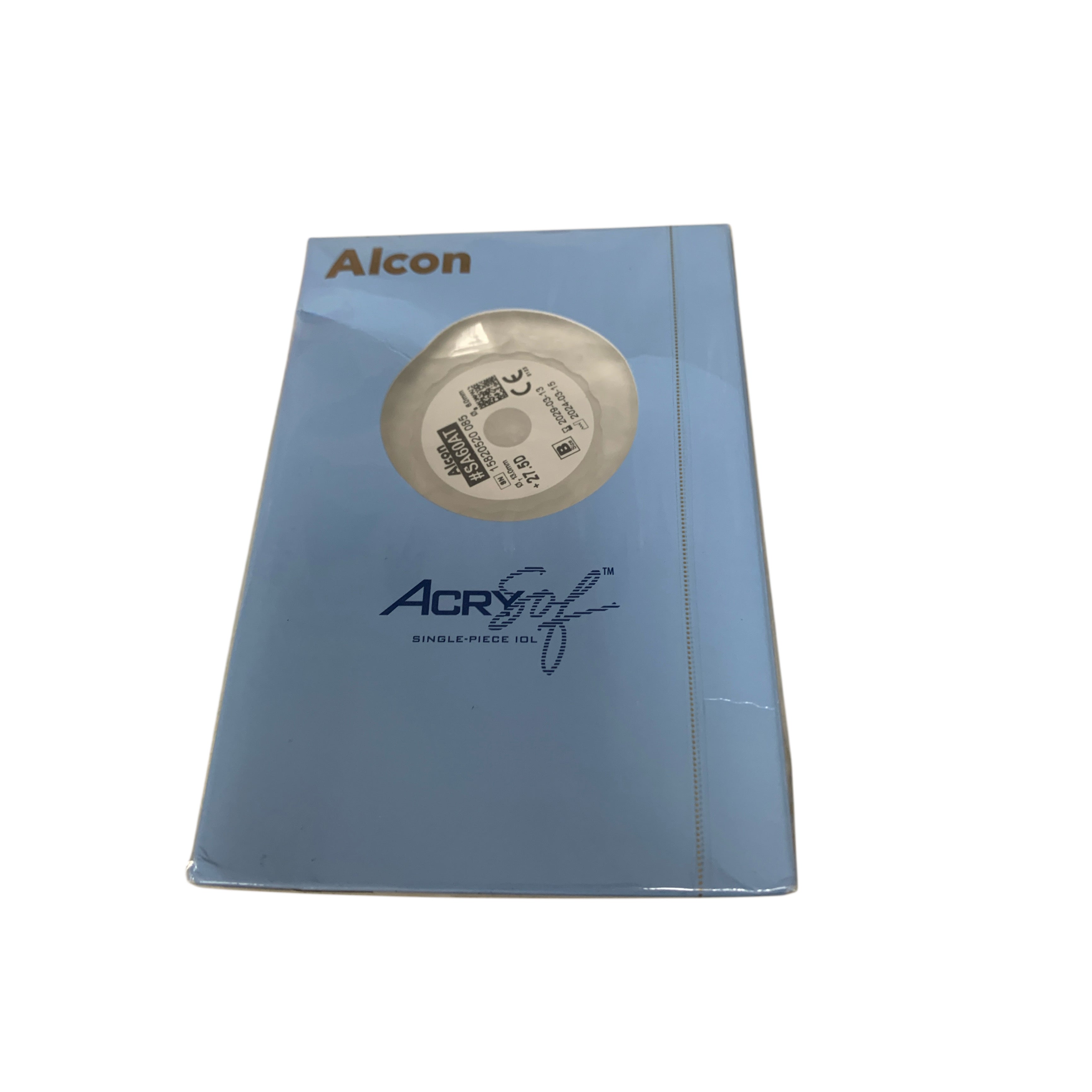 ALCON SA60AT +27.5 D, B Size ,AcrySof Single-Piece IOL EXP 2029-03