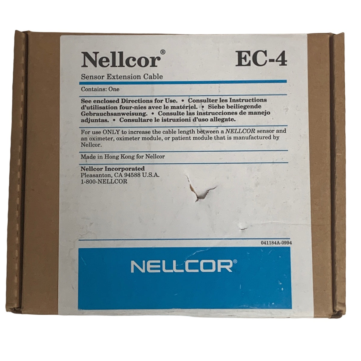NELLCOR EC-4 SPO2 Sensor Extension And Adapter Cable