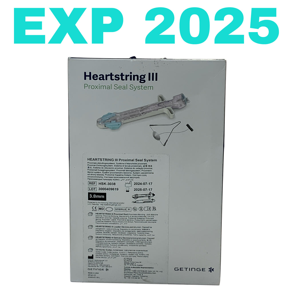 MAQUET REF HSK-3038 Getinge Heartstring III Proximal Seal System 3.8mm, Exp.2025/07