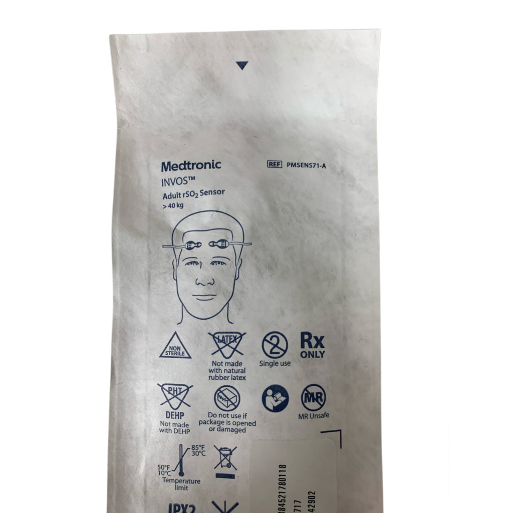 MEDTRONIC COVIDIEN PMSENS71-A INVOS Adult rSO2 Sensor > 40 kg Exp 2024 07