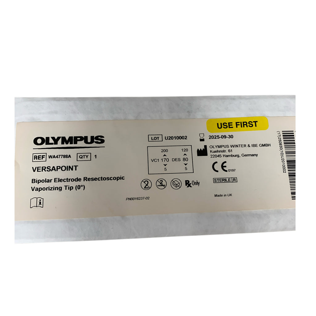 OLYMPUS WA47788A VERSAPOINT Bipolar Electrode Resectoscopic Vaporizing Tip 0 Deg Exp 2025 09