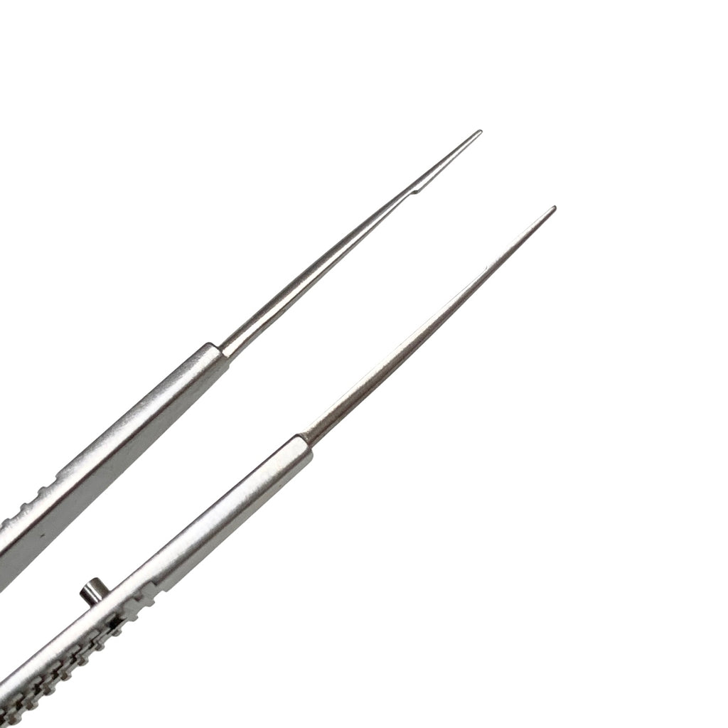 AMBLER Ref 2560E Harms tying forceps 4 1/4'',straight shafts, smooth jaws, 6.5mm tying platforms, wide flat handle