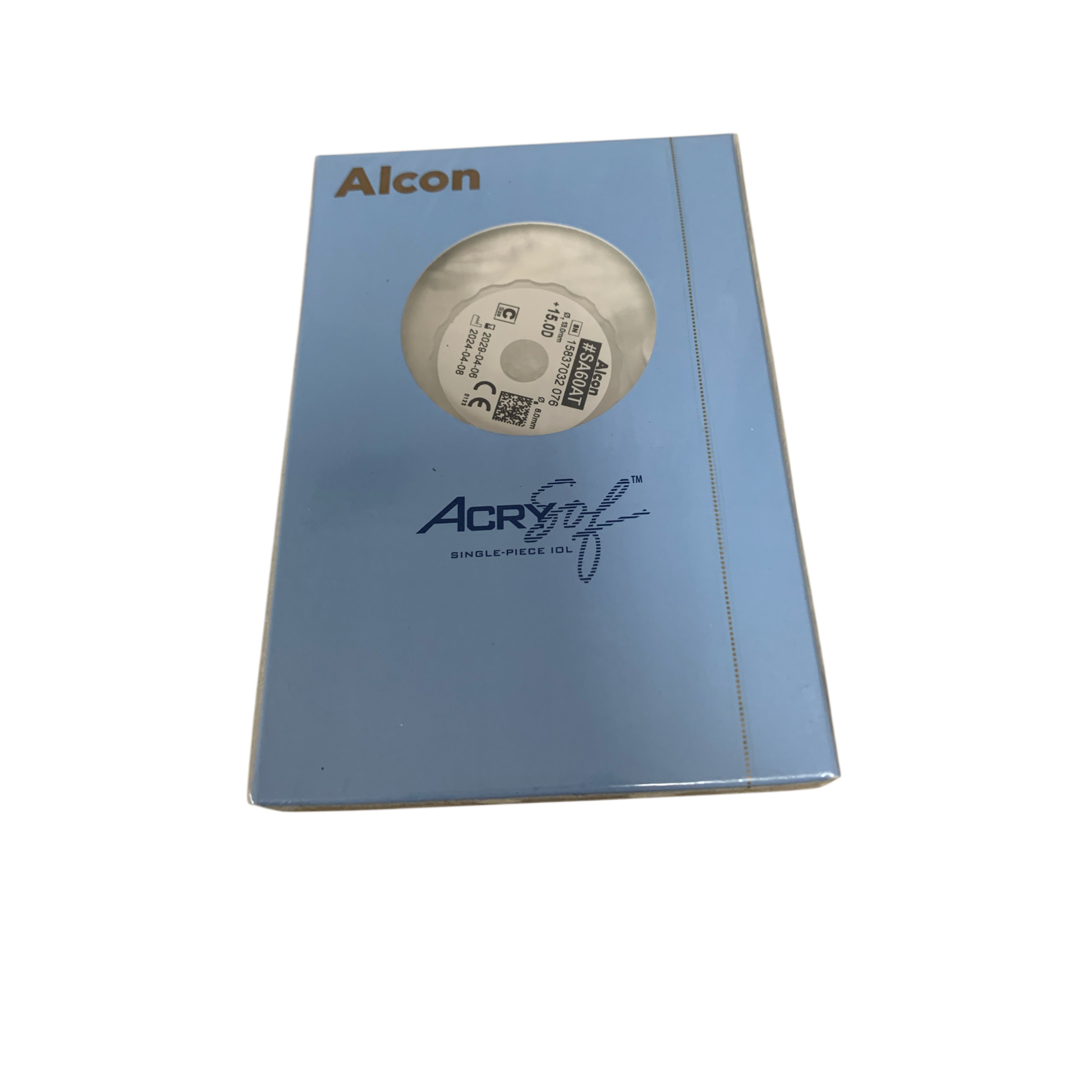 ALCON SA60AT +15.0 D, C Size ,AcrySof™ Single-Piece IOL EXP 2029-04