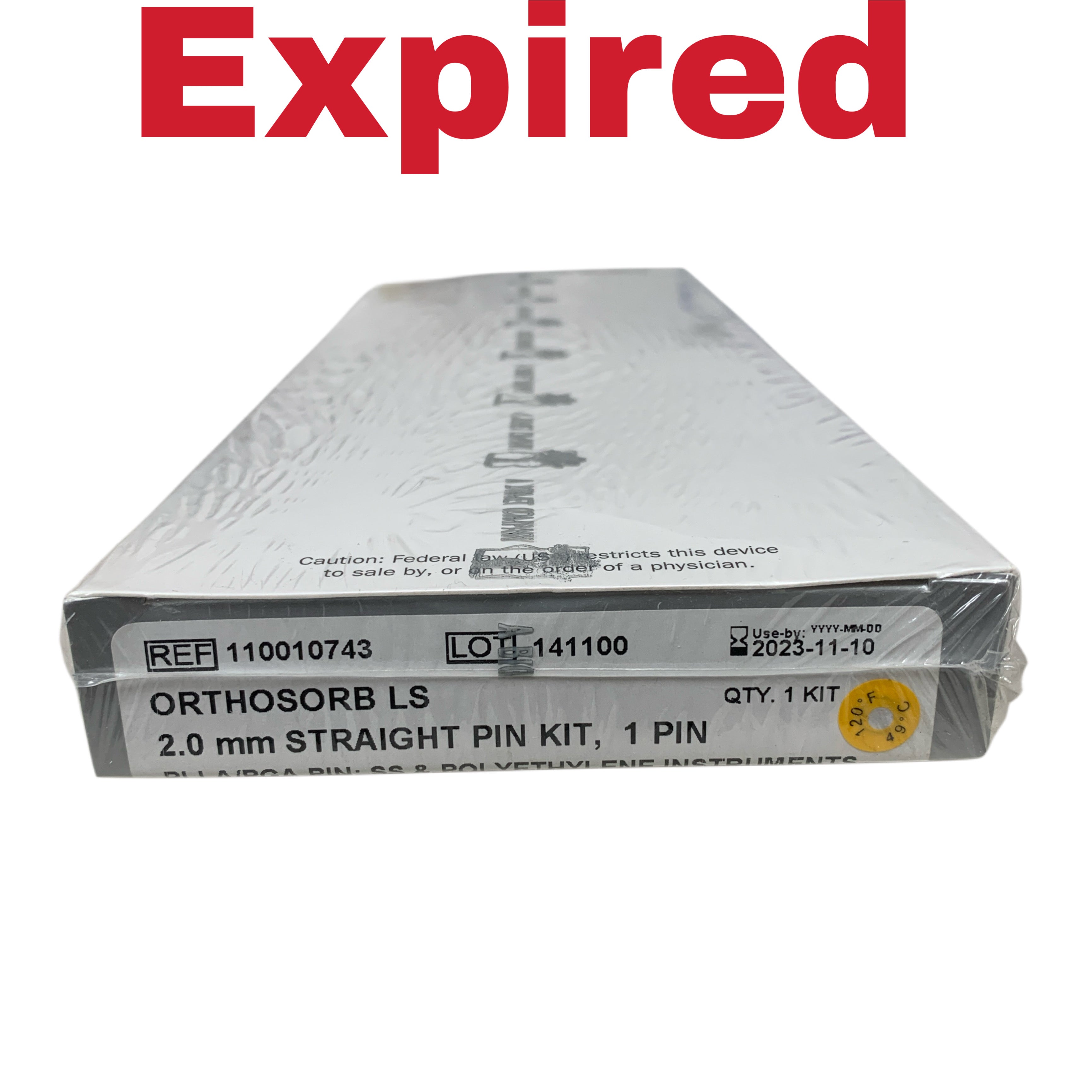 BIOMET 110010743 ORTHOSORB LS 2.0 mm STRAIGHT PIN KIT 1 PIN Exp 2023 11