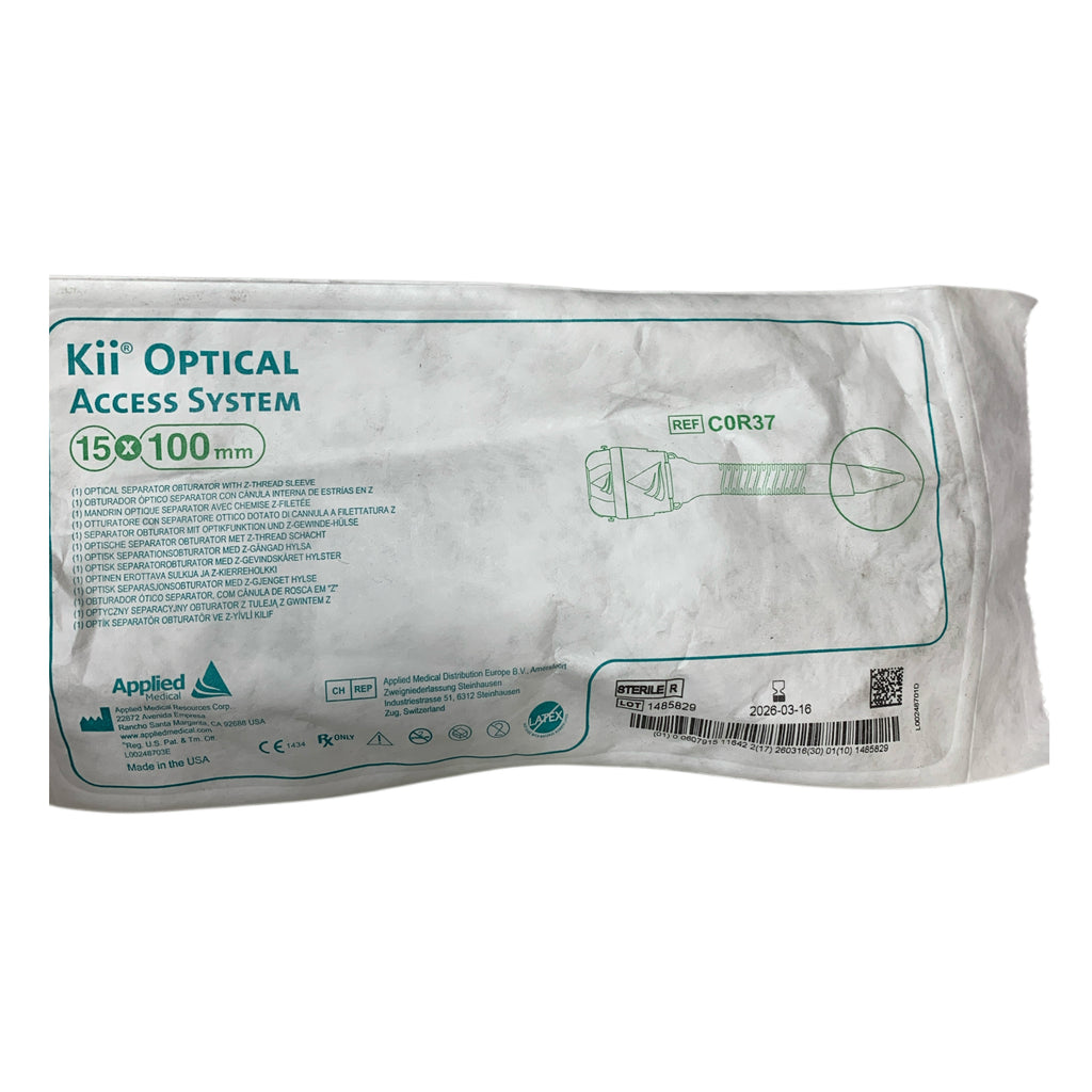 APPLIED MEDICAL REF C0R37 Kii Optical Access System 15 x 100mm, Exp.2026/03