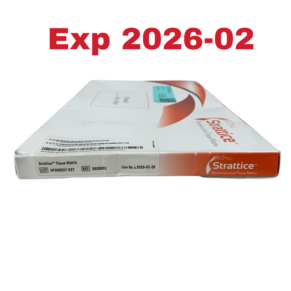 ALLERGAN LifeCell 0608001 Strattice Reconstructive Tissue Matrix Pliable 6cm x 8cm Exp 2026 02