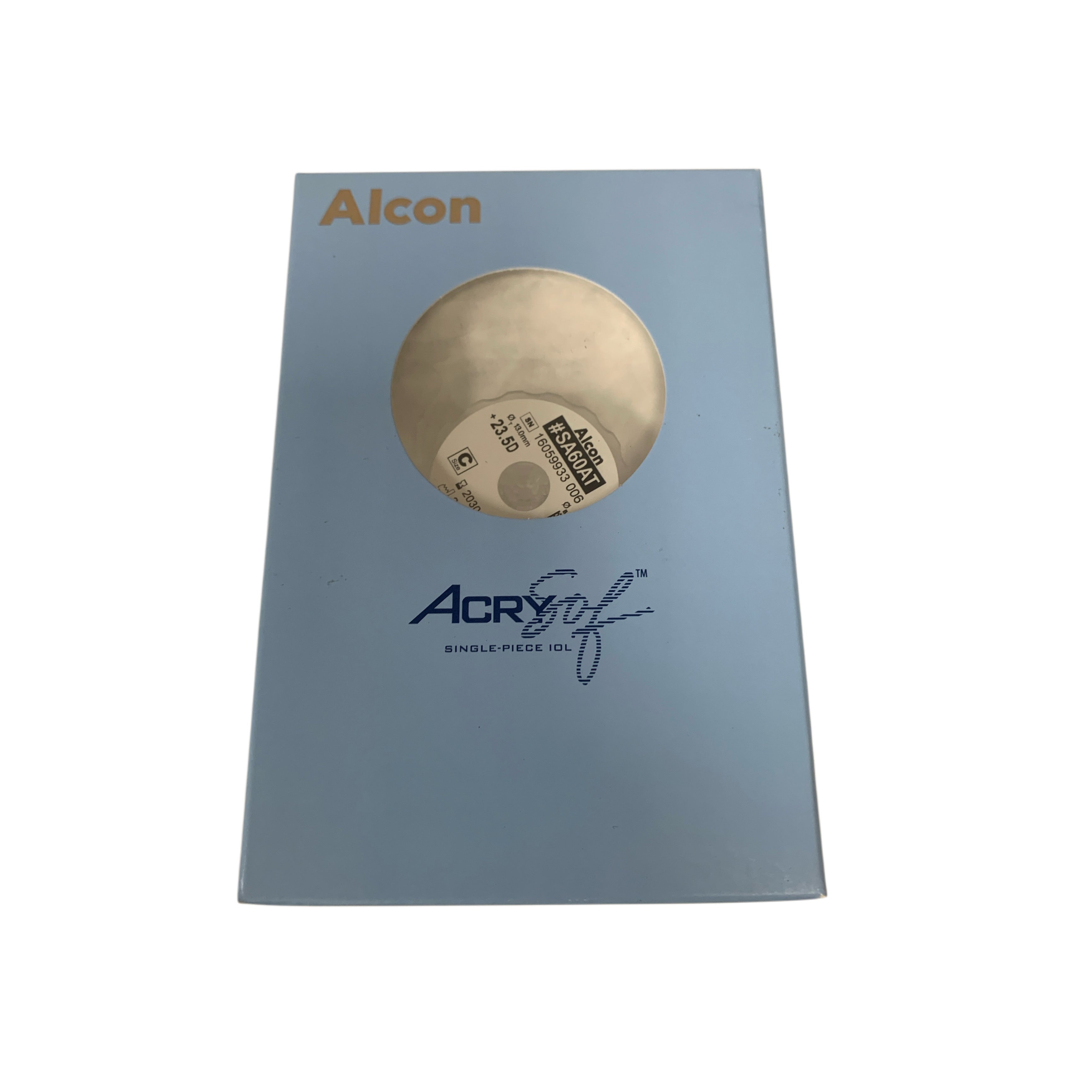 ALCON SA60AT +23.5 D, C Size ,AcrySof™ Single-Piece IOL EXP 2030-06
