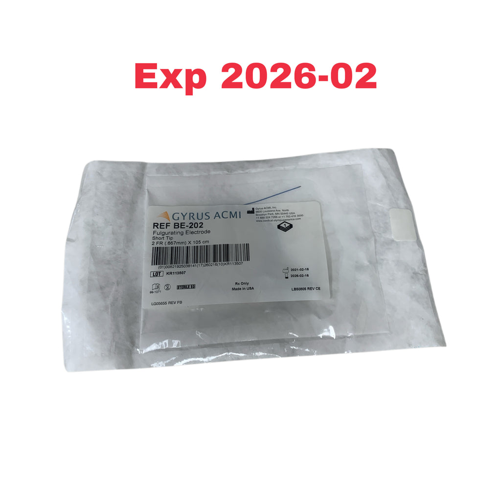 GYRUS ACMI REF BE-202 Fulgurating Electrode Short Tip 2 FR (.667mm) X 105 cm Exp. 2026/02