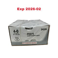 ETHICON REF Z422H PDS II Clear Monofilament Suture 4-0 FS-2 27" (70cm) Box of 36, Exp.2026/02