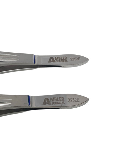 AMBLER REF 2252E & 2253E Castroviejo suturing forceps