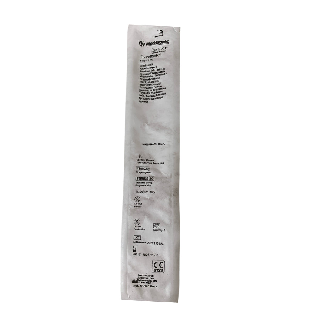 MEDTRONIC REF 79011 TourniKwik Tourniquet Kit 6 in (15.2 cm), Exp.2025/11
